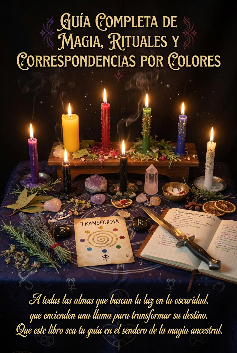 Guía Completa de magia, rituales y correspondencias por colores