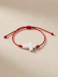 Pulsera Cruz Blanca