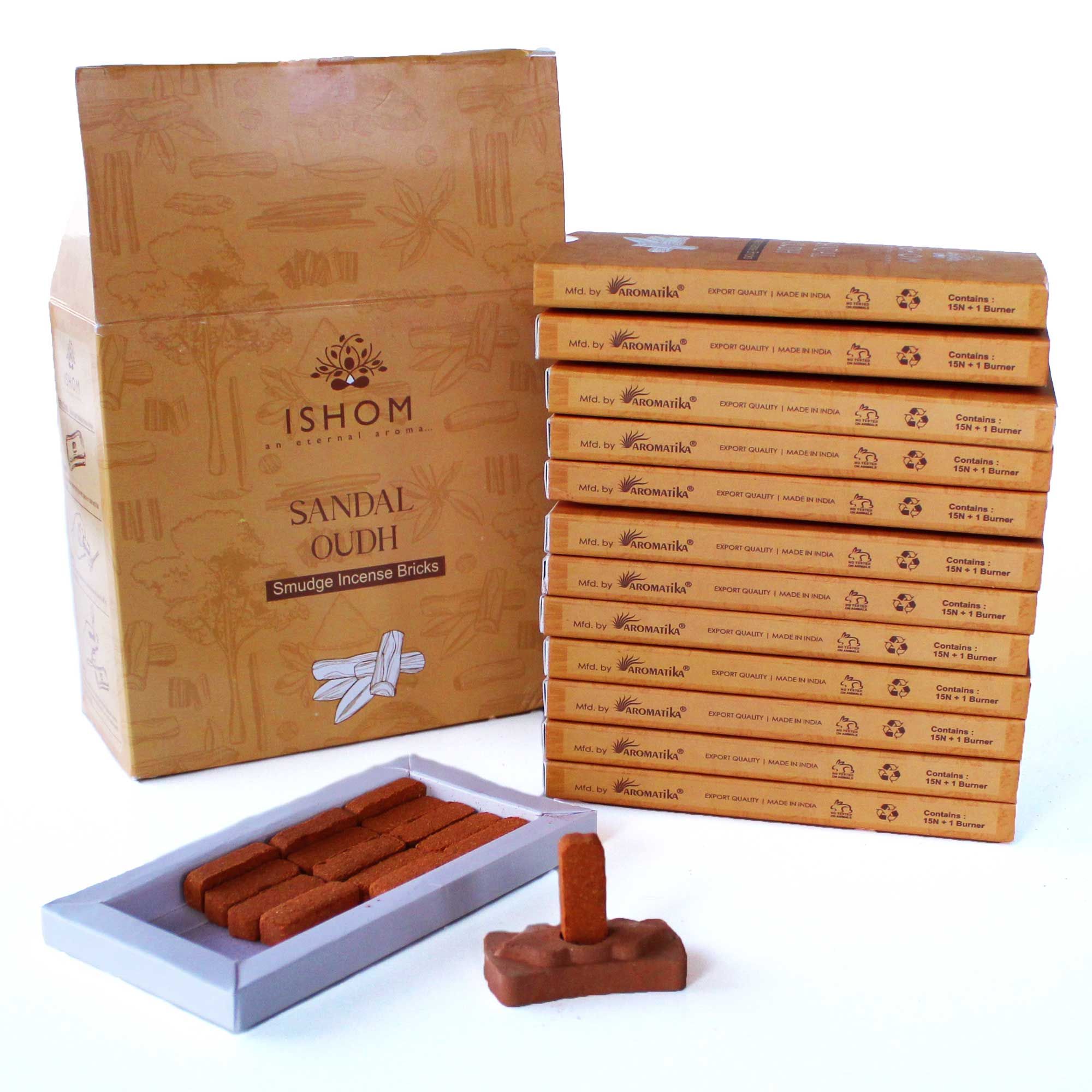 Pack De 15 Inciensos naturales  Sandalo
