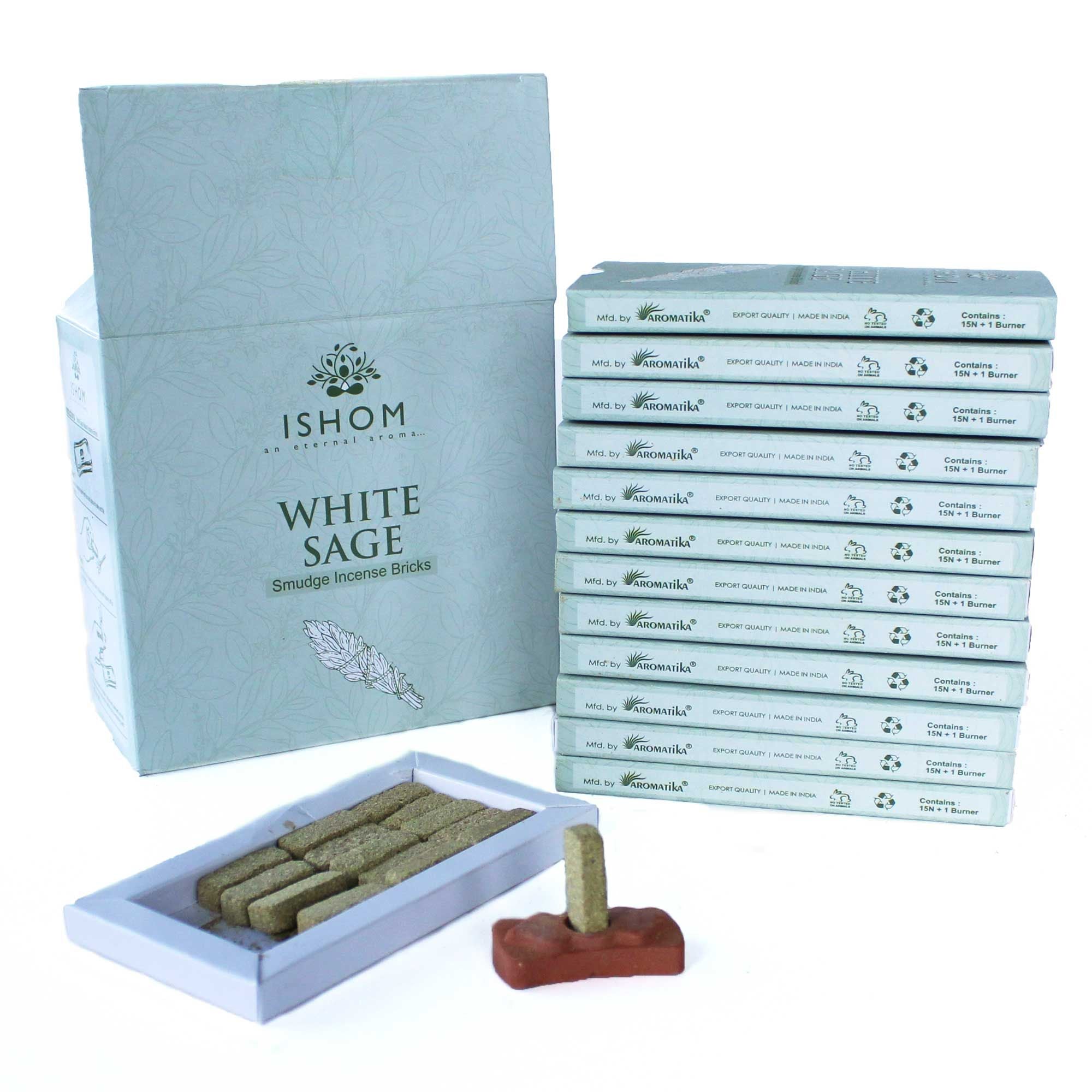 Pack de 15 Incienso natural Salvia Blanca