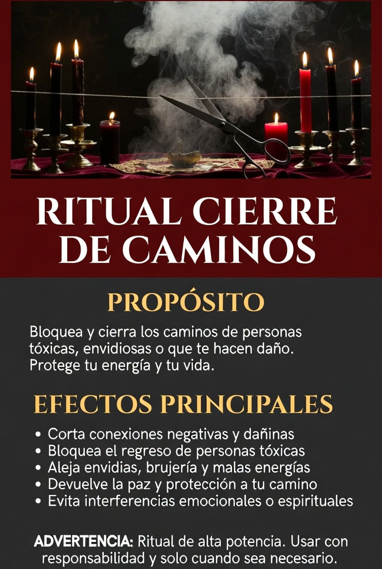 Cierre de caminos