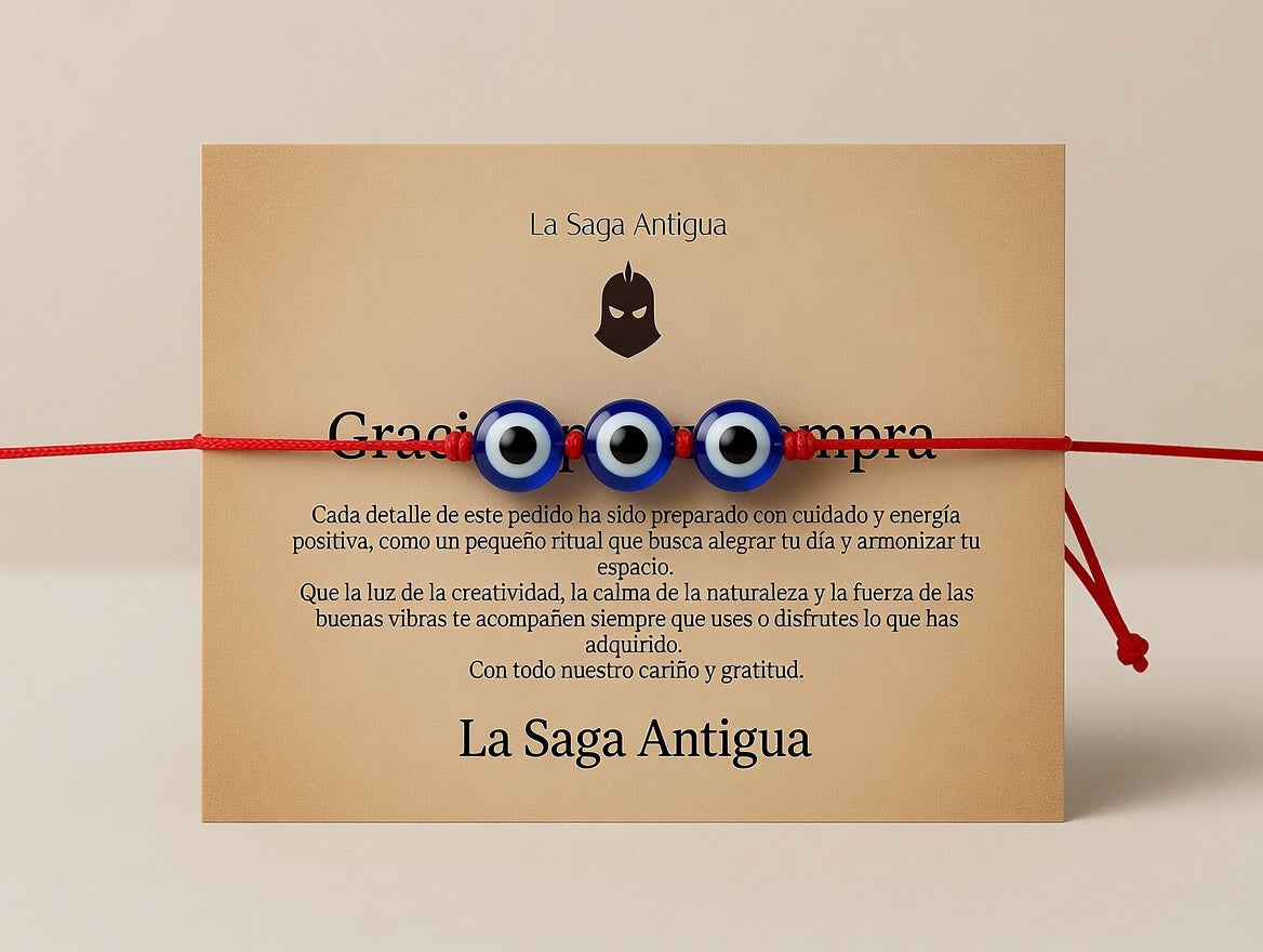 Pulsera contra mal de ojo